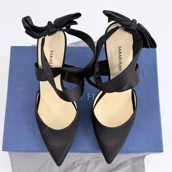 Sarah Flint - Kara 100mm - Black Satin 39/8.5 - Picture 9 of 15